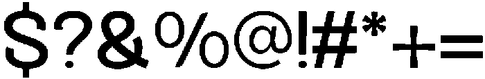 Gerino Regular otf (400) Font OTHER CHARS