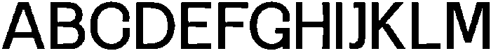 Gerino Regular otf (400) Font UPPERCASE