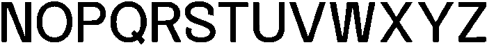 Gerino Regular otf (400) Font UPPERCASE