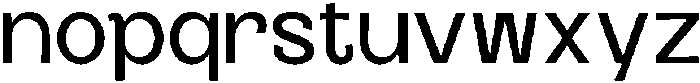 Gerino Regular otf (400) Font LOWERCASE