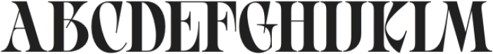 Gerisska Regular otf (400) Font UPPERCASE