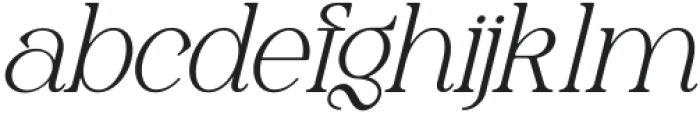 Gerlick Italic otf (400) Font LOWERCASE