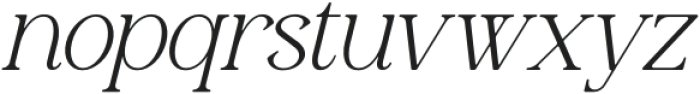 Gerlick Italic otf (400) Font LOWERCASE