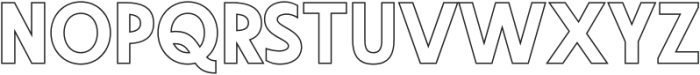 Gerline Outline otf (400) Font UPPERCASE