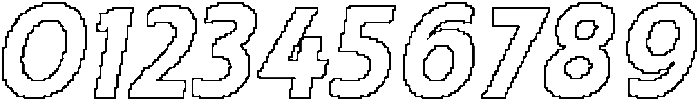 Gerline Pixel Outline otf (400) Font OTHER CHARS