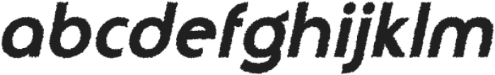 GerlineRough-Italic otf (400) Font LOWERCASE