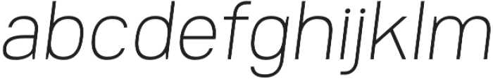 Germalt ExtraLight Italic otf (200) Font LOWERCASE