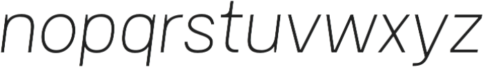 Germalt ExtraLight Italic otf (200) Font LOWERCASE