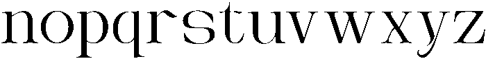 Germany Regular otf (400) Font LOWERCASE