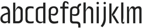 Gernsheim Regular otf (400) Font LOWERCASE