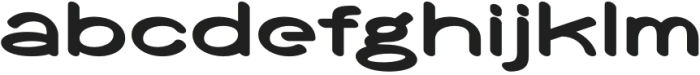 Gerny Regular otf (400) Font LOWERCASE