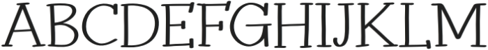 GeroviedRegular otf (400) Font UPPERCASE