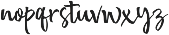 Gersival Script Regular otf (400) Font LOWERCASE