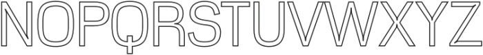 Gervaso Outline otf (400) Font UPPERCASE