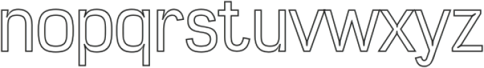 Gervaso Outline otf (400) Font LOWERCASE