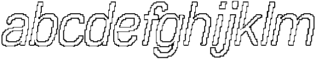 Gervaso Pixel Outline otf (400) FONT