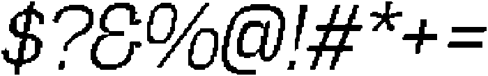 GervasoPixel-Regular otf (400) Font OTHER CHARS