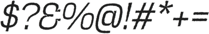 GervasoRough-Italic otf (400) Font OTHER CHARS