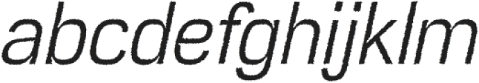 GervasoRough-Italic otf (400) Font LOWERCASE