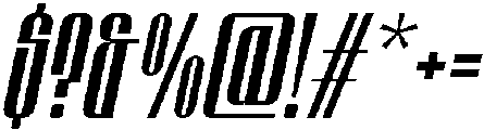Gervind Italic otf (400) Font OTHER CHARS