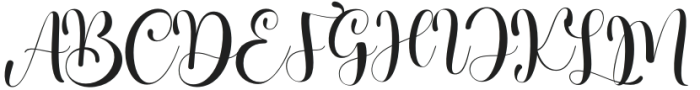 Geryhug-Regular otf (400) Font UPPERCASE