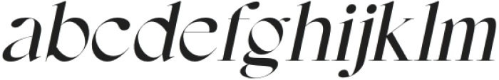 Geryn Italic otf (400) Font LOWERCASE