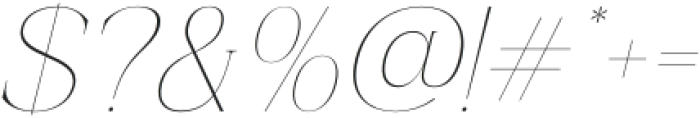 Gestiva Italic otf (400) Font OTHER CHARS