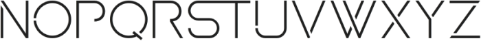 Gestrom Regular otf (400) Font UPPERCASE