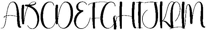 Gesture Regular otf (400) Font UPPERCASE