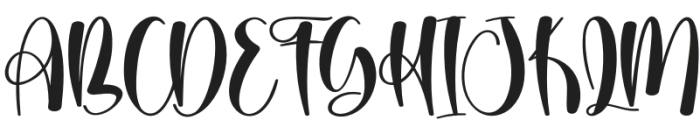 Getback Regular otf (400) Font UPPERCASE