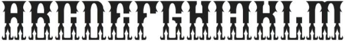 Getohc Regular otf (400) Font UPPERCASE