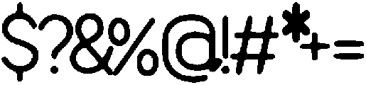 Getume ttf (400) Font OTHER CHARS