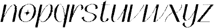 Gevaline Disco Italic otf (400) Font LOWERCASE