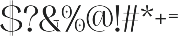 Gevaline Regular otf (400) Font OTHER CHARS