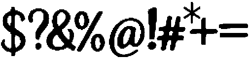 Gewe ttf (400) Font OTHER CHARS
