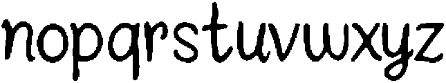 Gexe ttf (400) Font LOWERCASE