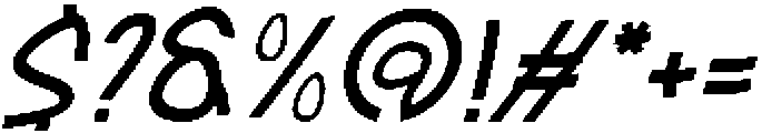 Geyatzu Regular otf (400) Font OTHER CHARS