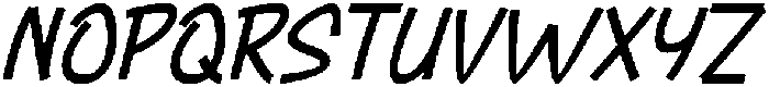 Geyatzu Regular otf (400) Font UPPERCASE