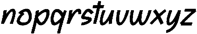 Geyatzu Regular otf (400) Font LOWERCASE