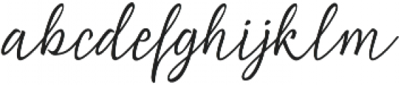 Geysha Script Regular otf (400) Font LOWERCASE