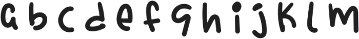 gedrix-Regular otf (400) Font LOWERCASE