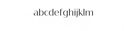 Gendis.otf Font LOWERCASE