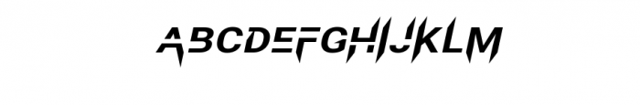 Genezis Italic.ttf Font LOWERCASE