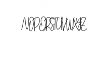 Georghia Modern Script Font Font UPPERCASE