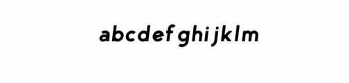 Gerald-BoldItalic.otf Font LOWERCASE