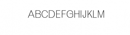 Gerard-Thin.otf Font UPPERCASE