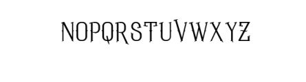 Geroboktuo-Regular.otf Font UPPERCASE