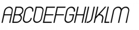 Gemini Italic Font UPPERCASE