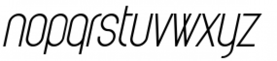Gemini Italic Font LOWERCASE