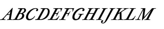 Geographica Italic Font UPPERCASE